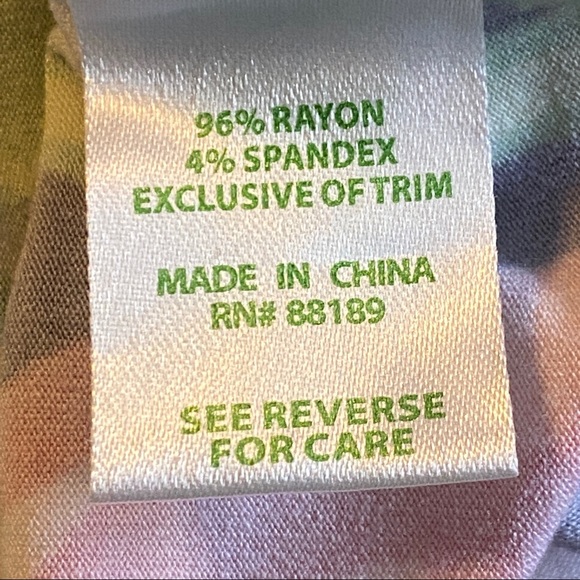 Lilly Pulitzer Dress Knit Stretch Off or On Shoulder Lotus Floral Navy Pink - Picture 8 of 10